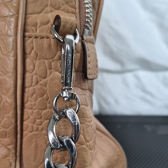 Michael Kors Tan Crocodile-Embossed Women's Handbag - Picture 14 of 15